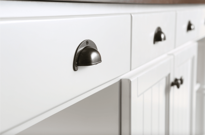 Monterey 80" Kitchen Island in White Cabinet Finish and Wood Countertop - Design Element Bath Kitchen - Kitchen Island - 