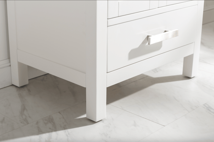 Valentino 24" Single Vanity with Porcelain Top - Design Element Bath Kitchen - Bathroom Vanity - 